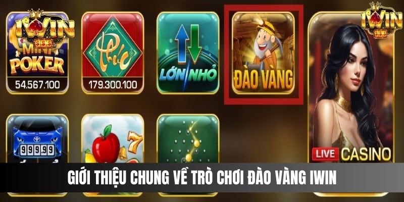 Giới thiệu chung về trò chơi Đào Vàng IWIN