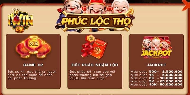 Thông tin giới thiệu trò chơi slot Phúc Lộc Thọ tại nhà cái